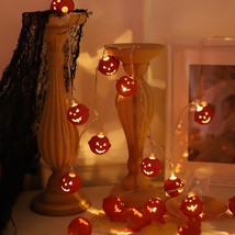New Led Halloween Lights String Ghost Festival Pumpkin Decorative - £10.63 GBP+
