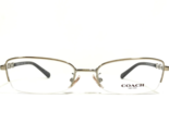 Coach Eyeglasses Frames HC5097 9005 Tortoise Gold Cat Eye Half Rim 52-18... - $37.18
