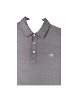 Travis Mathew Polo Shirt Small Lavender Gray Heather Short Sleeve Golf - $487.89 MXN