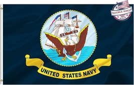 United States Navy Flag 3x5 ft Eagle Ship Anchor - $14.99