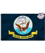 United States Navy Flag 3x5 ft Eagle Ship Anchor - $14.99