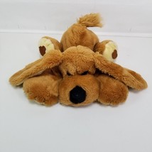Vintage 1981 Antics Beagle Dog Laying Plush Stuffed Animal - £25.63 GBP