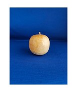 Vintage Alabaster Marble Carved Stone Fruit - Medium 2-1/2&quot; tall - Apple... - $27.45 CAD