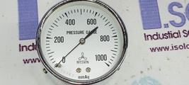 Nisshin Pressure Gauge Stainless Steel 0-1000mmAg - £71.19 GBP