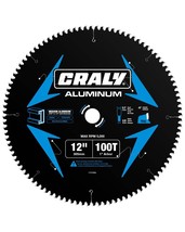 CRALY 12 Inch 100 Teeth Aluminum and Non-Ferrous Metal Cutting Circular Saw - £51.36 GBP