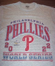 PHILADELPHIA PHILLIES MLB 2022 WORLD SERIES Baseball T-Shirt MENS SMALL - £15.69 GBP