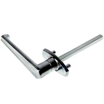 Garage Door Dummy L Handle Zinc Plated 1/2″ Long Blind Mount Chrome Finish - £15.11 GBP