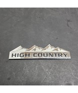 2014 - 2020 Chevrolet Silverado &quot;High Country&quot; Door Badge Emblem 22813987 - $14.50