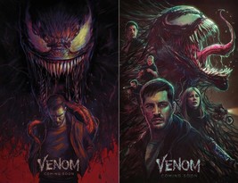 Venom Movie Poster Tom Hardy Marvel Comics 13x20&quot; 24x36&quot; 27x40&quot; Art Film... - $11.90+