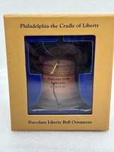 Philadelphia Souvenir Connection Liberty Bell Souvenir Porcelain 3” Orna... - £14.47 GBP