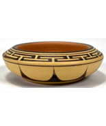 Vintage Pottery Tray Geometric - 3.5&quot; - Hand Made/Painted Made in Greece - $18.70
