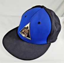 Bigfoot Sasquatch Patch Blue Black Hat Cap Snapback OC Sports Size L/XL - $7.91