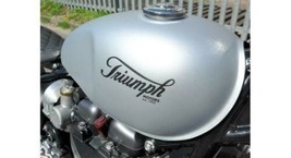 2X Triumph Motorcycle Gas Tank Decals Stickers New OEM Oracle Vintage - £39.22 GBP