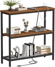 Snughome Console Table With Power Outlets, Entryway Table With, Entrance - $68.93