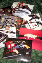 calendar PICTURES of guns 7 for craft projects ea. 10 x 8" (office foldr) - $1.80