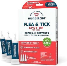 Wondercide Flea And Tick Spot On For Dogs-Medium-Peppermint - £20.46 GBP