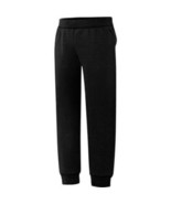 Hanes Girls Fleece Jogger Sweat Pants Size X-Small 4-5 Black NEW - £7.74 GBP