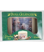 DONA GELSINGER CHRISTMAS CAROLERS CANDLE GLOWING ART GLOWS WHEN LIT HOLI... - €20,62 EUR