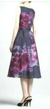 Neiman Marcus Lela Rose Watercolor  Dress Size 8 10 NWT $99.99 TARGET  30&quot; WAIST - £31.01 GBP