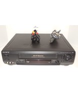 Sony VCR Player VHS Cassette Recorder 4 Head HiFi SLV-N60 AV Cables Test... - £76.75 GBP