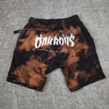 Oakboys Magazine Shorts Men Medium Tie Dye Sweats Fleece Casual Elastic ... - $12.99