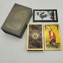 Waterproof  Foil 78 Plastic Tarot Cards  Divinati Game With Colorful Manual And  - £95.71 GBP