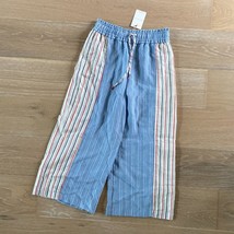 Skies are Blue High Waisted Wide Leg Striped Cropped Pants Small NWT - $573.53 MXN