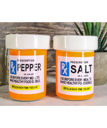Ebros Rx Pharmacy Prescription Bottles Magnetic Salt And Pepper Shakers Set - $23.23 CAD