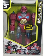 M.A.R.S Motorized Attack Robo Squad- Red Revo Robot Electronic Walking C... - $33.50 CAD