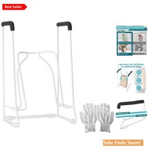 Large Compression Sock Aid for Seniors and Recovery Easy Donning White - $75.19