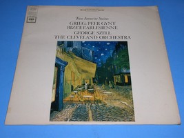 George Szell Grieg Peer Gynt Vizet L&#39;Arlesienne Suite Record Album VG+/VG++ - £15.63 GBP