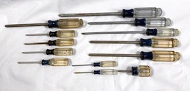 13 Craftsman Phillips Screwdrivers Torx Clear Handles 41294 41296 41297 ... - $89.05