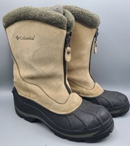 Columbia Women&#39;s Size 8.5 Johnnie Zip Brown Thermolite Insulated Winter ... - £15.45 GBP