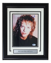 Peter Frampton Signed Framed 8x10 Photo BAS - $184.29