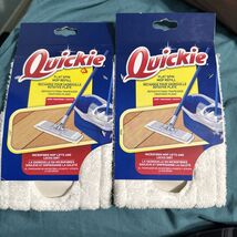 2) NEW QUICKIE FLAT SPIN MOP REFILL PAD HEAD FLOOR CLEANING MICROFIBER 2... - $25.73