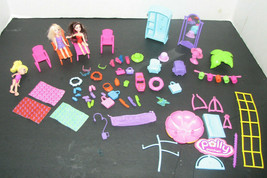 Polly Pocket Beach Set 3 Dolls Accessories - £19.42 GBP