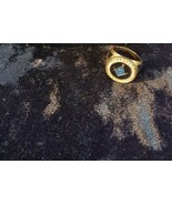 Freemason Stainless Steel CZ Ring Gold Tone  SIZE 10 - $20.01 CAD