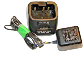 KENWOOD 2 WAY RADIO BATTERY CHARGER / USED AND TESTED #1 W08-0598 - £7.47 GBP