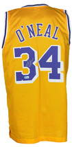 Shaquille O&#39;Neal Signé Personnalisé Jaune Pro Style Basketball Jersey Bas - £153.82 GBP