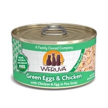 Weruva Cat Green Eggs and Chicken with Chicken and Egg in Pea Soup 3oz. (Case of - £55.35 GBP