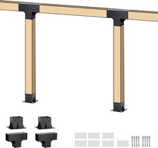 Neorexon Pergola Kit Elevated Wood Stand Kit Woodwork For 4 X 4 (Actually 3 X 3 - £68.52 GBP