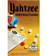 Milton Bradley Yahtzee Instructions 8 Page Booklet 1975 Made in USA - £5.10 GBP