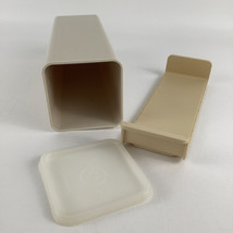 Tupperware Cheese Cracker Keeper Food Storage Container Tray 1696 Vintage - $24.70