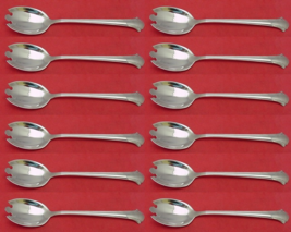 Chippendale by Towle Sterling Silver Ice Cream Dessert Fork Custom Set 12 pieces - €518,86 EUR