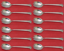 Chippendale by Towle Sterling Silver Ice Cream Dessert Fork Custom Set 1... - £466.47 GBP