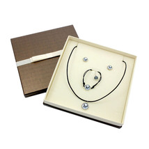 Boston Terrier. Jewelry with box. Earrings, a bracelet and necklace - $42.99