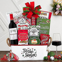 Vintners Path Merlot: Holiday Wine Basket - $140.49