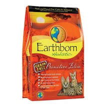 Earthborn Holistic Primitive Feline Grain Free Dry Cat Food 1ea/5 lb - £25.28 GBP