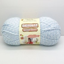 Bernat Softee Baby Yarn Skein Baby Denim Marl Blue White Variegated 5 oz 395 Yds - £5.41 GBP
