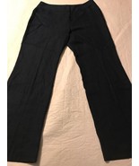 Premise Women&#39;s Pants Navy Blue 100% Linen Pants Size 10 X 31  - $14.85